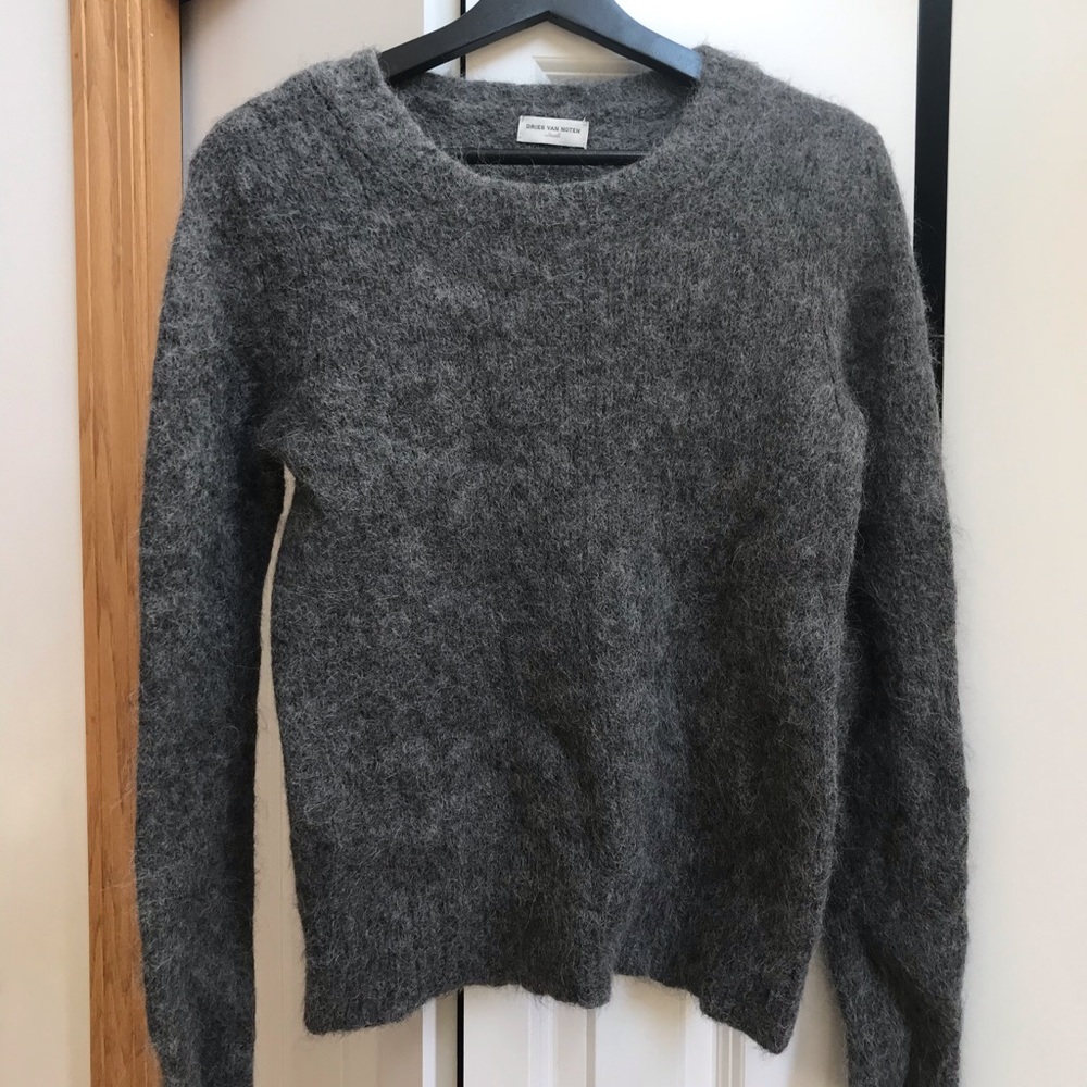 Dries Van Noten — Alpaca and wool crewneck sweater